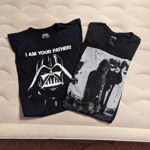 2 Set Mad Engine, Inc. Star Wars Tees, Size 2X
